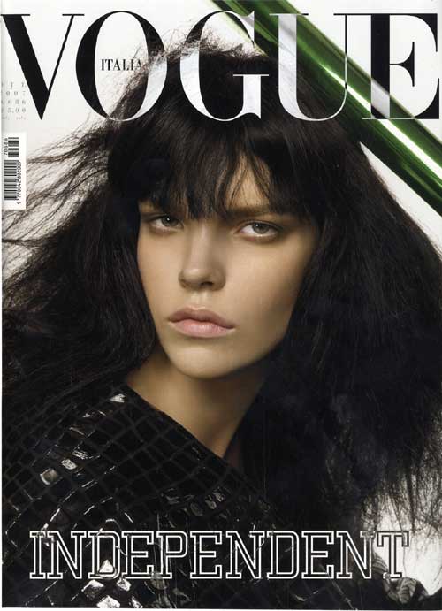 Presenting Top 10 Newcomer SS08 Miss Meghan Collison Vogue Italia's October 