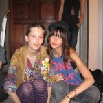 Iekeline and Sheila chill out before run through