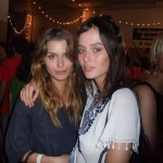 Australian beauty Nicole Trunfio (right) with a model friend