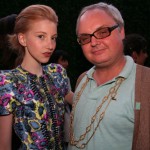 Paper is in the house. Julia Frakes (aka Bunny Bisous) and Mickey Boardman.
