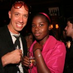Robert Verdi and London socialite Makeda (wearing Vuitton)