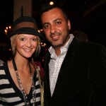 Rassi, owner of Milk Studios with fiancee Zanna