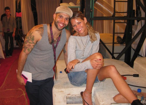 The wonderful Paulo from Ford with his model Flavia. (pic courtesy of Paulo)