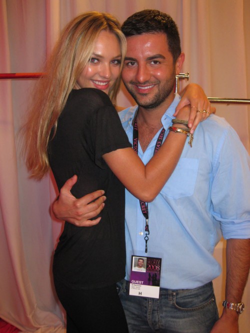 IMG's beauteous Candace give Ali from Women a warm hug. (pic: Paulo)