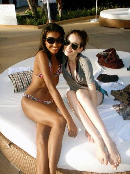 First year newbies stick together... Arlenis and Sarah. (pic courtesy of Leigh)