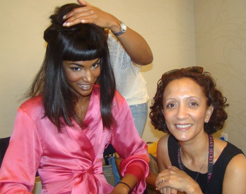 The divine Sessilee with Katia/president of Major! (pic courtesy of Katia)