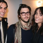 VS beauty Andie Muise with Jasper and Kolt