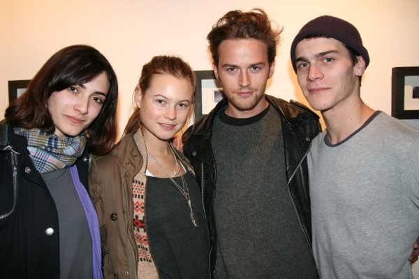 Gorgeous friends; Barbara Garcia, Behati Prinsloo, Jamie Strachan and Vincent LaCrocq