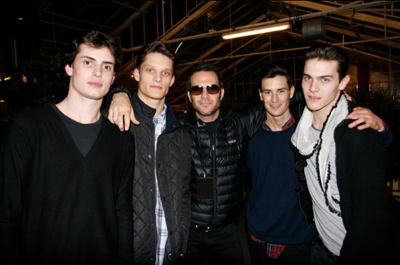 Mr Weir surrounded by the fabulous Louis Prades, Danny Beaucham, Owen Steuart and Vincent LaCroq
