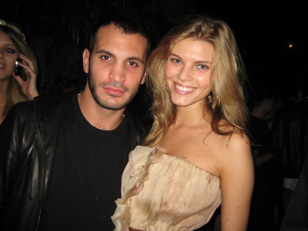 Maryna Linchuk and friend Sal
