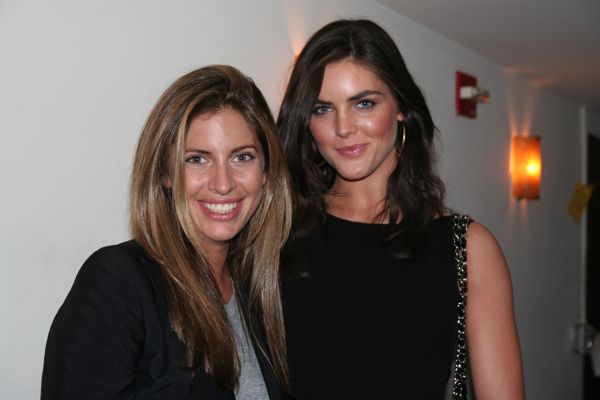 Vogue's Valerie Boster with SI new star Hilary Rhoda