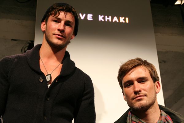 Parker and Jonathan for Save Khaki