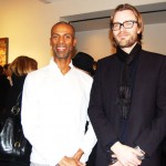 Former makeup artist/currently rep at B Agency, Jamie Melbourne with Christina's S.O James Peel