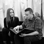 Meeting stylist Alastair McKimm for Costume National