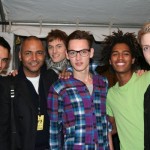 At Y3, NY Model agents Agel and David with their hottest guys: Matt, Jakob, Thiago and Dennis