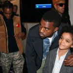 Kanye with one of the Y3 adorable kids