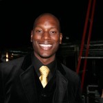 Backstage at Z Zegna, movie star Tyrese