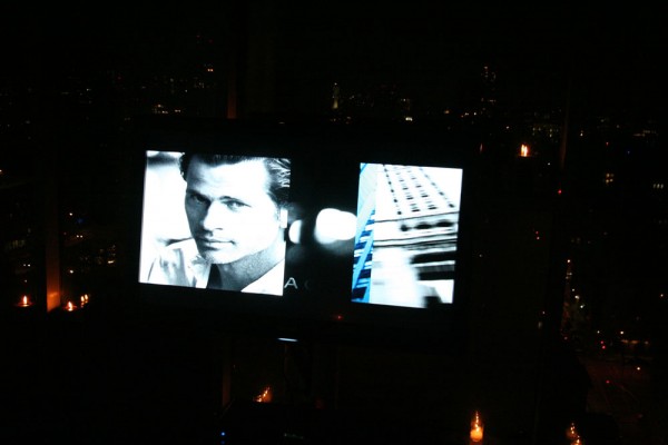 The DKNY commercial, seen for the first time, with the lights of Manhattan as a fitting backdrop