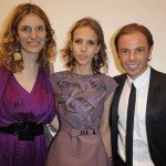 Martina Mondadori, Allegra Versace and Nicolo Cardi