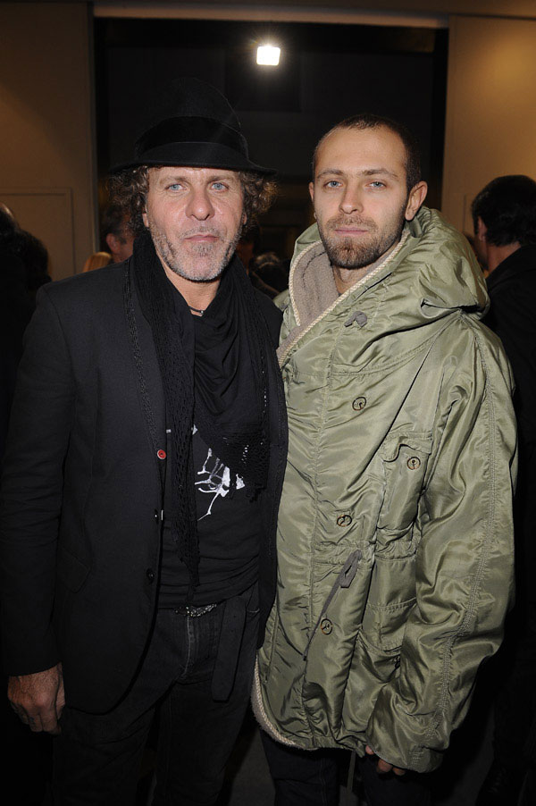 Diesel founder Renzo Rosso with Stefano Rosso