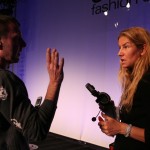 Jeffrey the man himself talks with Monicka Hanssenteele, show producer extraordinaire