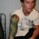 Nicholas Lemons, the original tattoed model