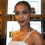 Rahma (IMG) shows off the perfect red lips and black liner