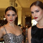 Amanda & Juju look pristine in their cocktail dresses