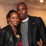 Elite model Elizabeth Mathis (soon to be in the Tron remake) with fiancee, top model Isa Rahman