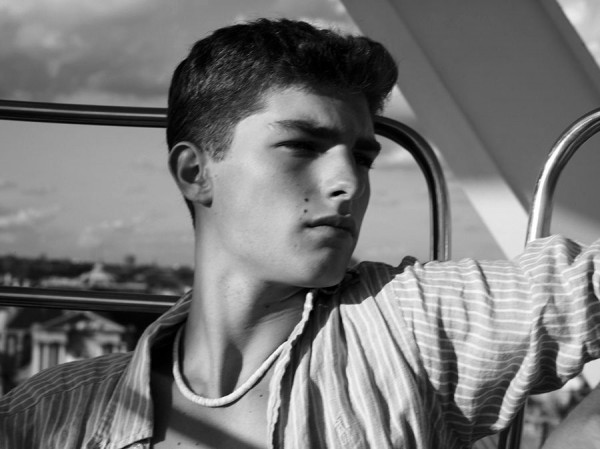 Fresh face Paolo Anchisi has already impressed Hedi Slimane with the 