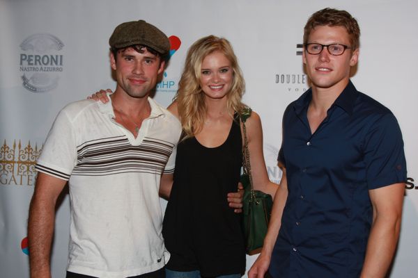 Ben Hollingsworth and Sara from "The Beautiful Life" and Zach Roerig from "The Vampire Diaries"