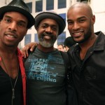 Red agents Dave and George with the iconic Tyson Beckford