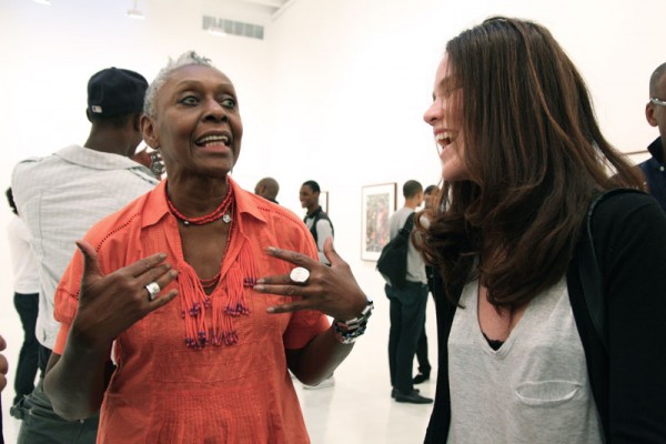 The visionary Bethann Hardison with the dynamic casting director Anita Bitton.