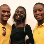 Yellow shirt alert! Kinee with new face James/NY Models and Javon