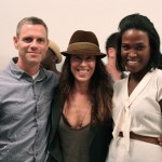 Top CD's James Scully and Jennifer Starr with Deitch Project's Nicola Vassell