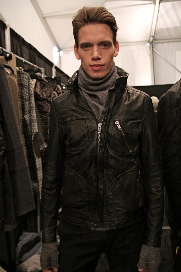 Marc Cox backstage at Yigal Azrouel Marc Cox backstage at Yigal Azrouel