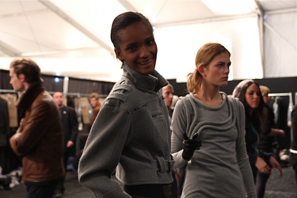 Rose Cordero & Marlena S. backstage at Yigal Azrouel Rose Cordero & Marlena S. backstage at Yigal Azrouel