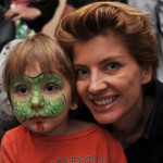 Face painted