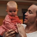 David Neville with his darling little one