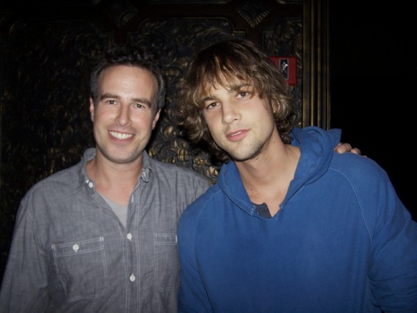 Matthew Scrivens and friend