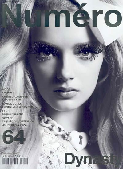 Cover Model Dress June on Courtesy Of Marilyn Ny  Cover Of Numero June 05  Photo By Greg Kadel