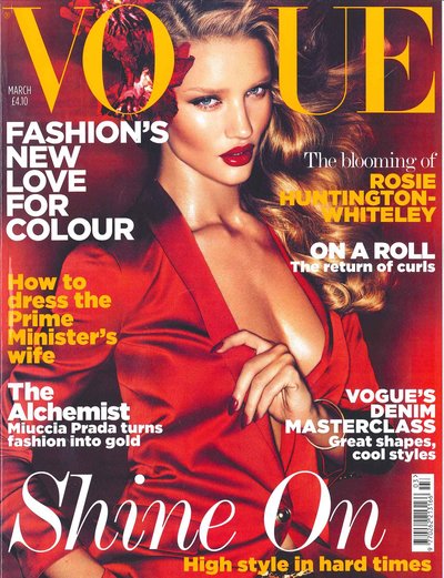 Rosie Huntington Whiteley - Photo: British Vogue March 2011