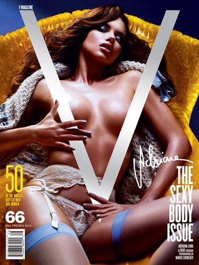 Adriana Lima - Photo: Mario Sorrenti for V Magazine #66 