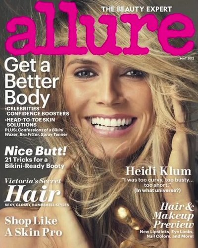 Heidi Klum - Ph: Norman Jean Roy for Allure May 2012 Cover