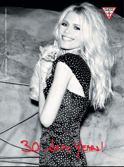 Claudia Schiffer - Ph: Ellen Von Unwerth for Guess 